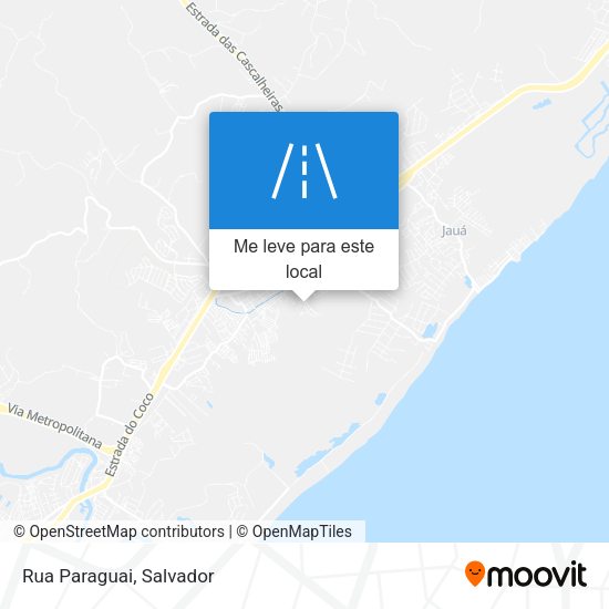 Rua Paraguai mapa