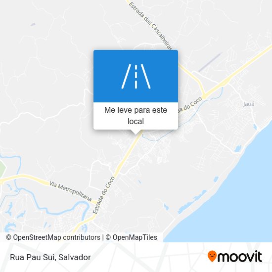 Rua Pau Sui mapa