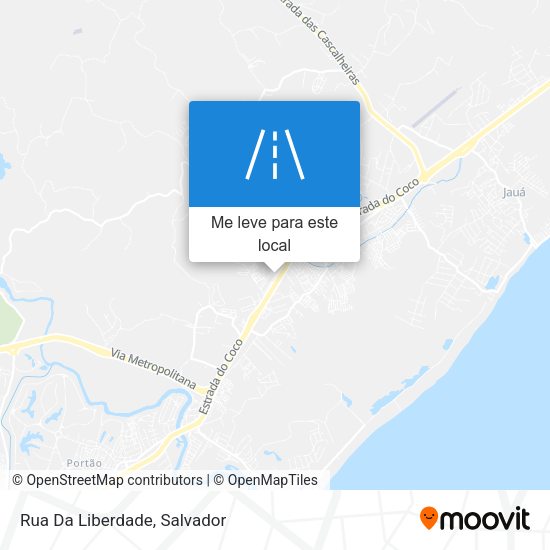 Rua Da Liberdade mapa