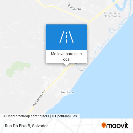 Rua Do Eixo B mapa