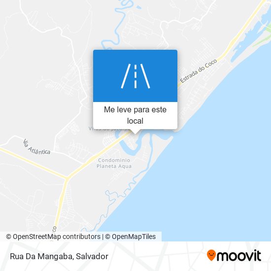 Rua Da Mangaba mapa