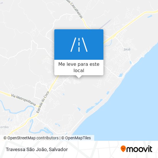 Travessa São João mapa