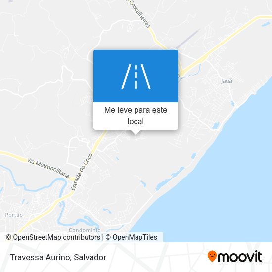 Travessa Aurino mapa