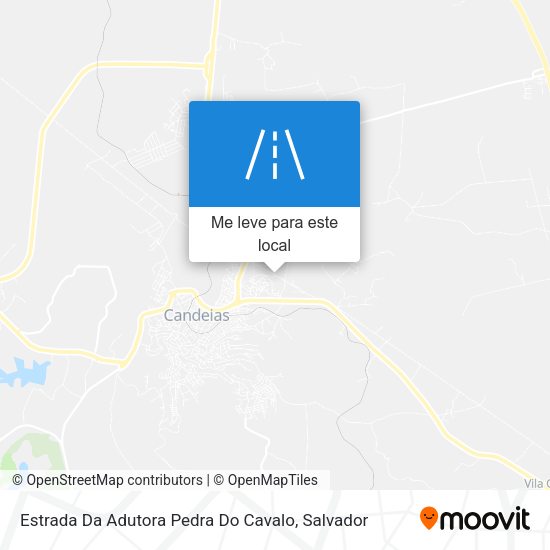 Estrada Da Adutora Pedra Do Cavalo mapa