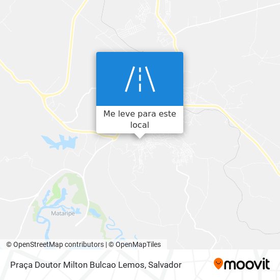 Praça Doutor Milton Bulcao Lemos mapa