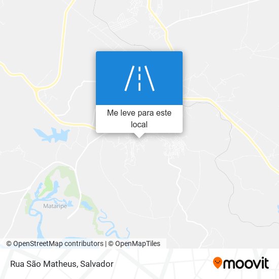 Rua São Matheus mapa