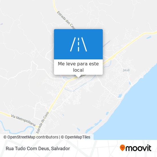 Rua Tudo Com Deus mapa