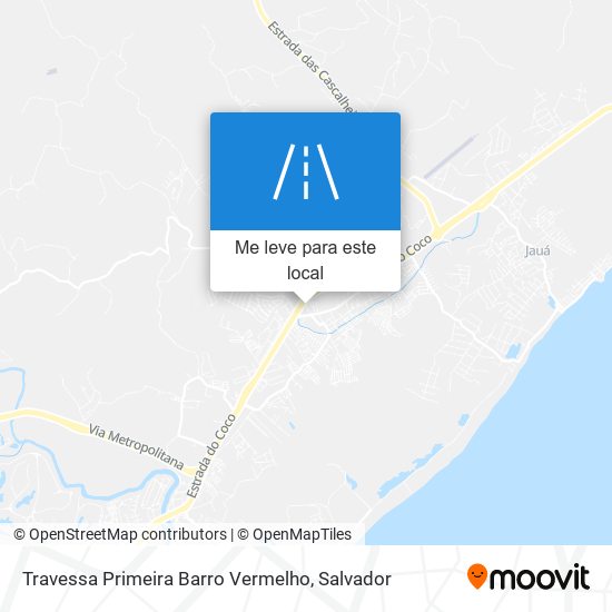 Travessa Primeira Barro Vermelho mapa