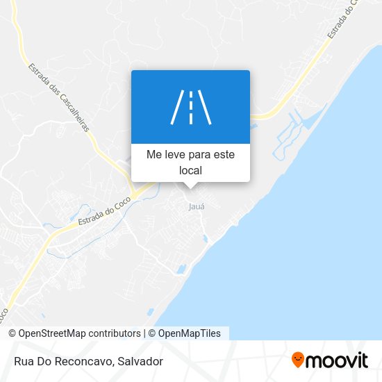 Rua Do Reconcavo mapa