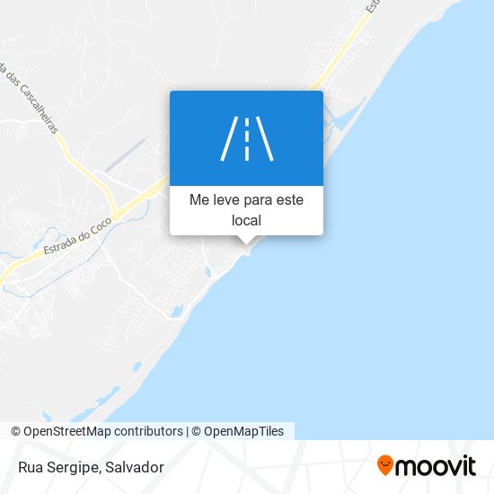 Rua Sergipe mapa