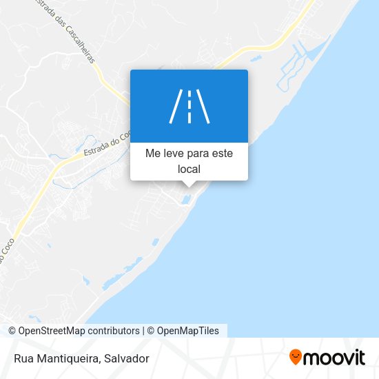 Rua Mantiqueira mapa