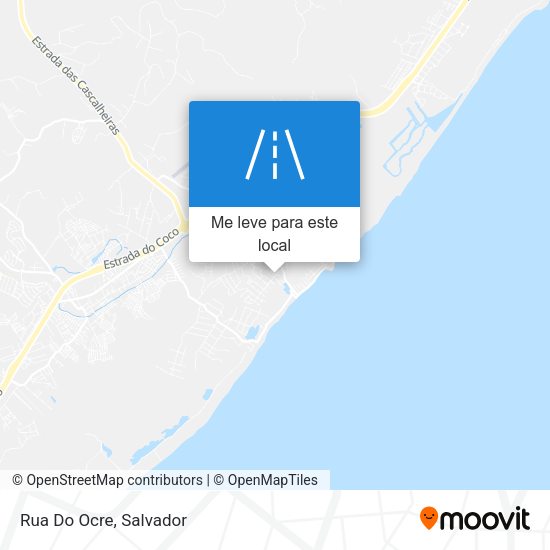 Rua Do Ocre mapa