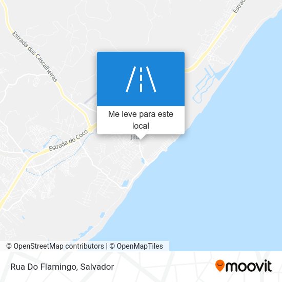 Rua Do Flamingo mapa