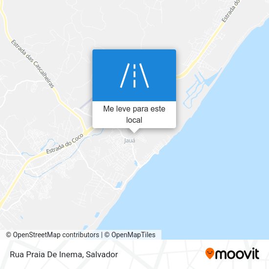 Rua Praia De Inema mapa