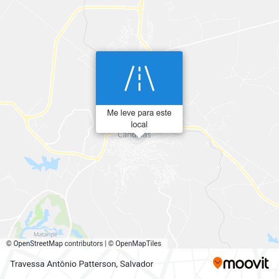 Travessa Antônio Patterson mapa