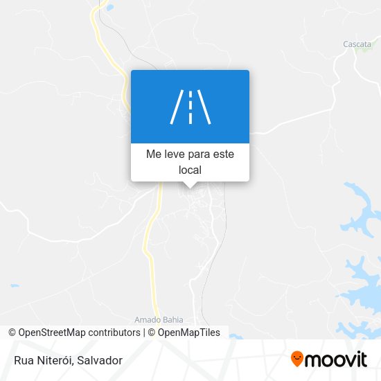 Rua Niterói mapa