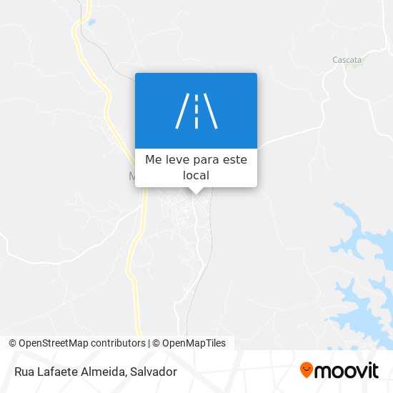 Rua Lafaete Almeida mapa