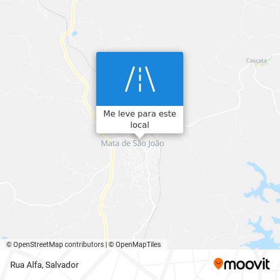 Rua Alfa mapa