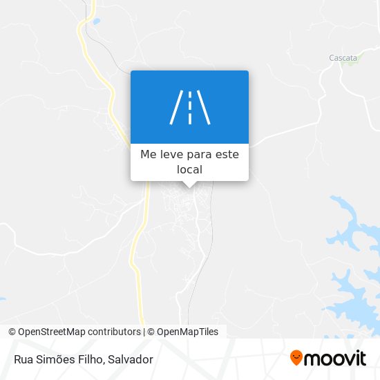 Rua Simões Filho mapa