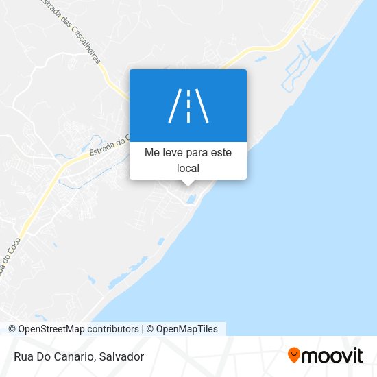 Rua Do Canario mapa