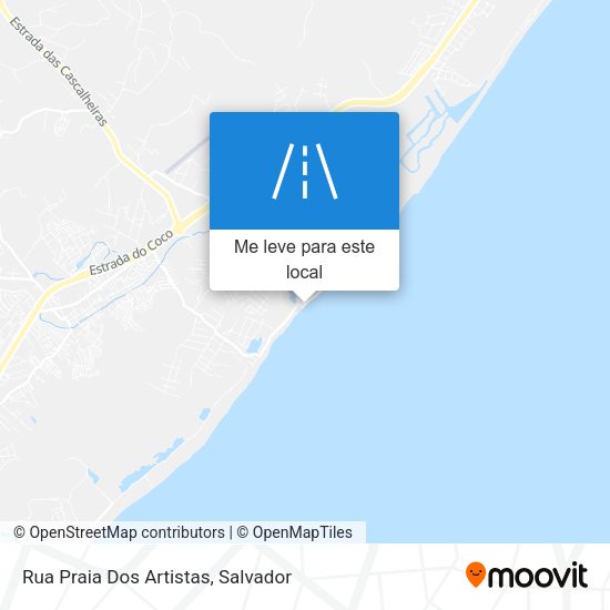 Rua Praia Dos Artistas mapa
