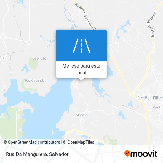 Rua Da Manguiera mapa