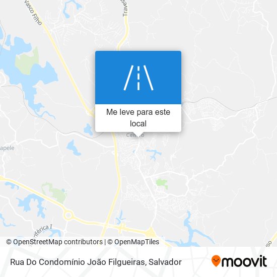 Rua Do Condomínio João Filgueiras mapa