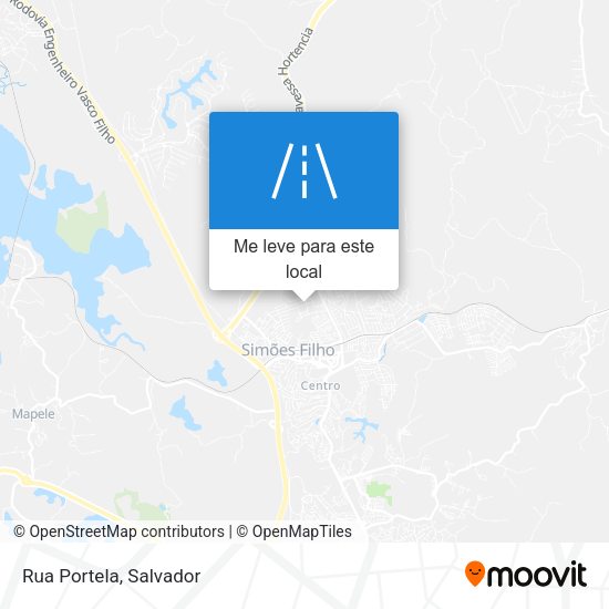Rua Portela mapa