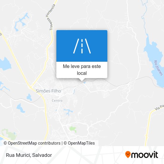 Rua Murici mapa