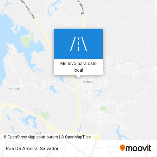 Rua Da Aroeira mapa