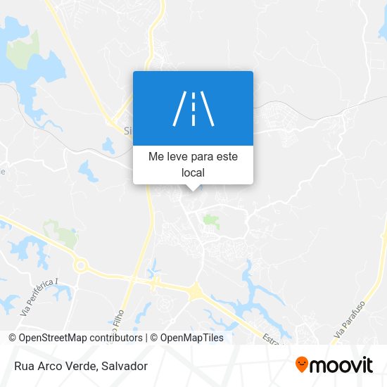 Rua Arco Verde mapa
