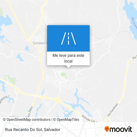 Rua Recanto Do Sol mapa