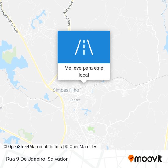 Rua 9 De Janeiro mapa