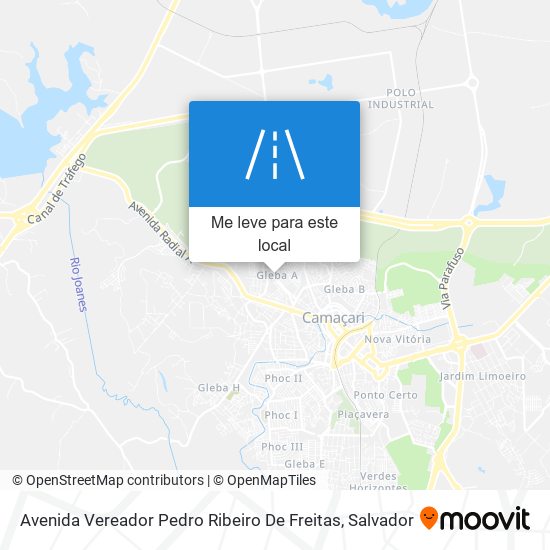 Avenida Vereador Pedro Ribeiro De Freitas mapa