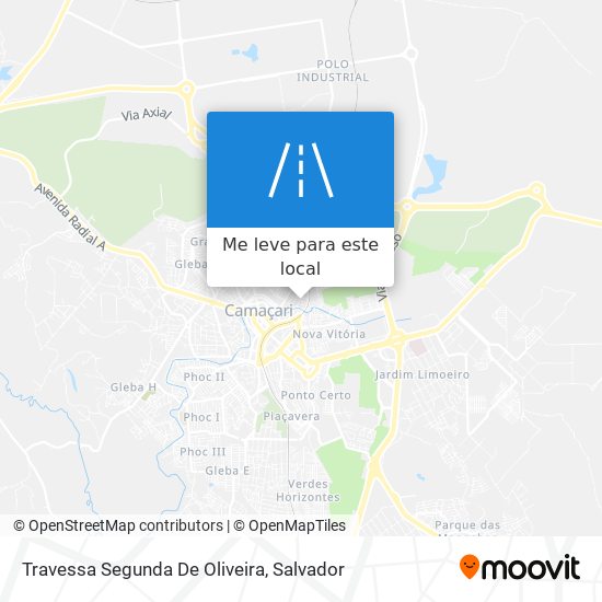 Travessa Segunda De Oliveira mapa