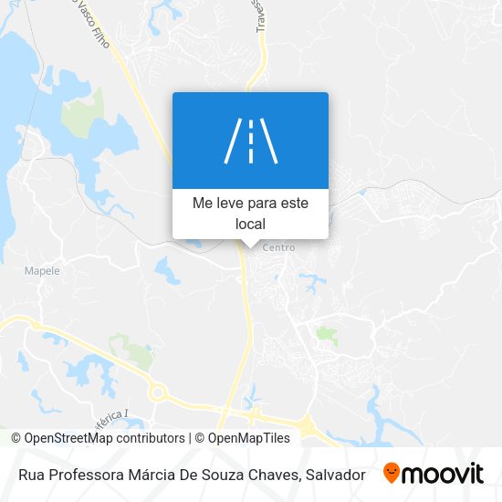 Rua Professora Márcia De Souza Chaves mapa