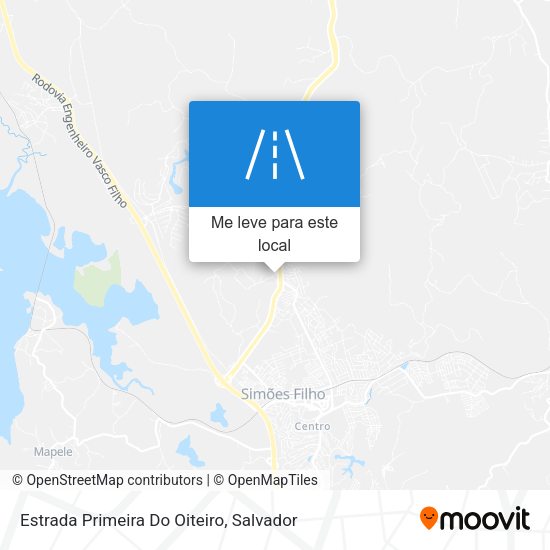 Estrada Primeira Do Oiteiro mapa