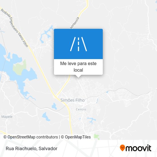 Rua Riachuelo mapa