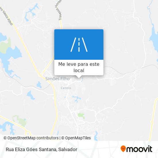 Rua Eliza Góes Santana mapa