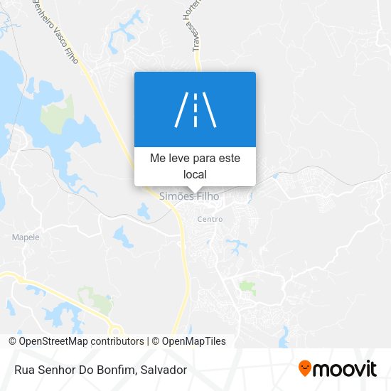 Rua Senhor Do Bonfim mapa