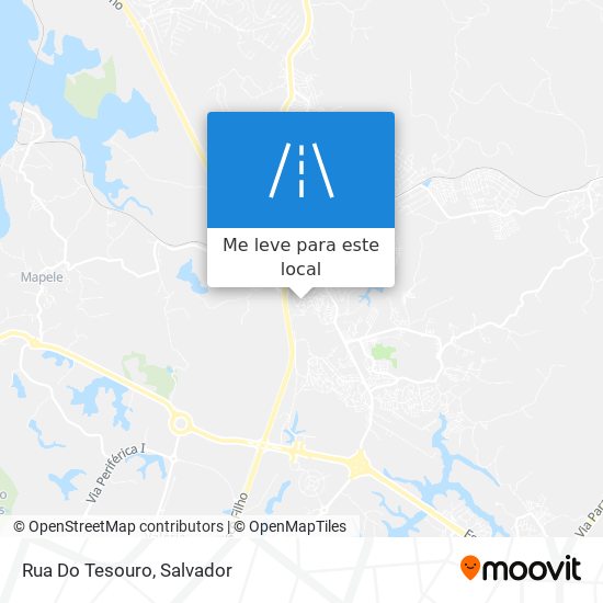 Rua Do Tesouro mapa