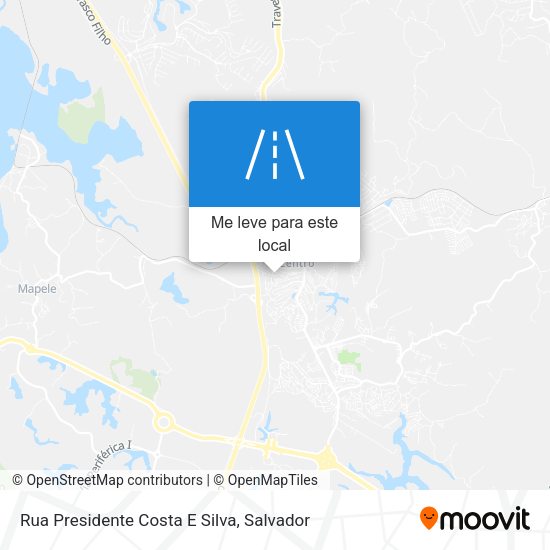 Rua Presidente Costa E Silva mapa