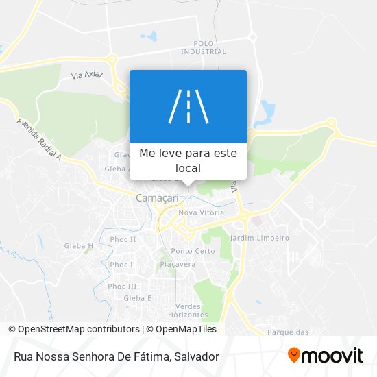 Rua Nossa Senhora De Fátima mapa