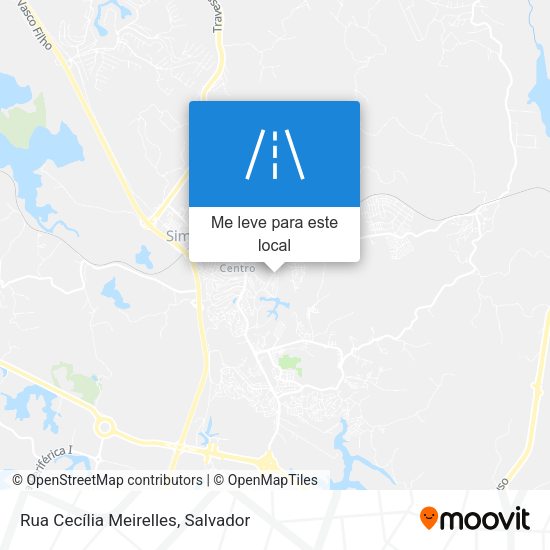 Rua Cecília Meirelles mapa