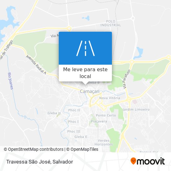 Travessa São José mapa