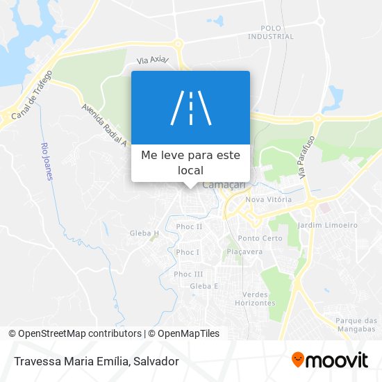 Travessa Maria Emília mapa