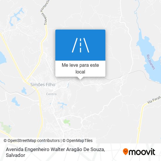 Avenida Engenheiro Walter Aragão De Souza mapa