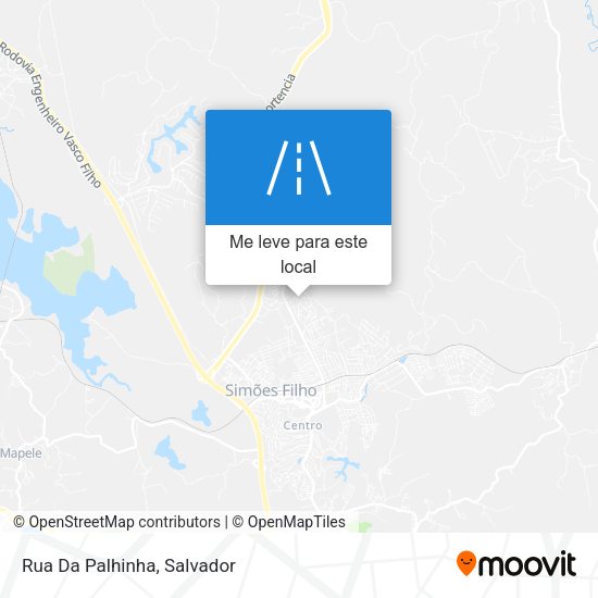 Rua Da Palhinha mapa