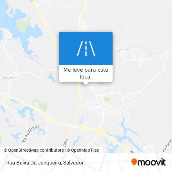 Rua Baixa Da Junqueira mapa