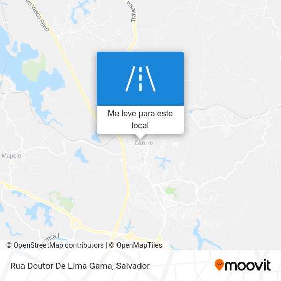 Rua Doutor De Lima Gama mapa